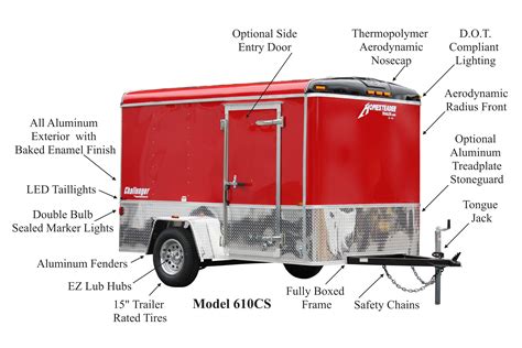 Manual Adj Electric Drum Brakes. . Haulmark enclosed trailer parts